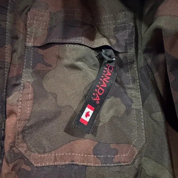 Men's Camo Ski Jacket - Picture 3 of 4